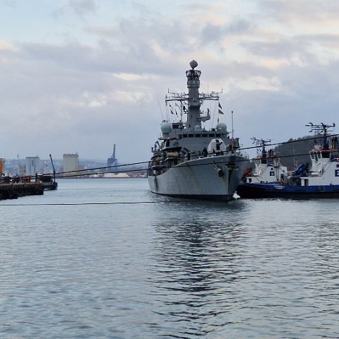 4 Type 23 fregatter i Oslo