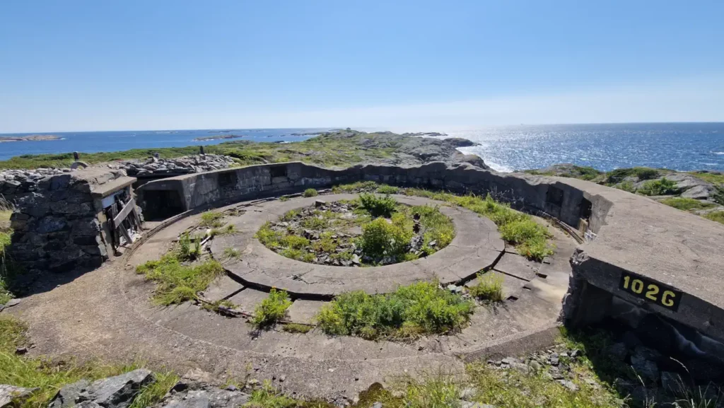 Kanonstilling på Oddane fort