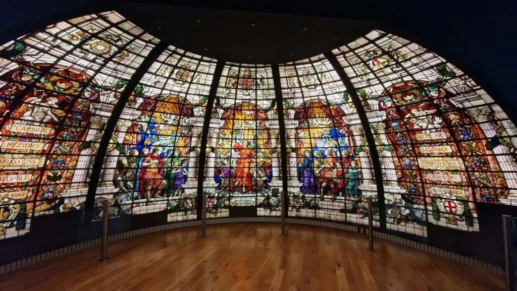 Baltic Exchange Memorial Glass i National Maritime Museum